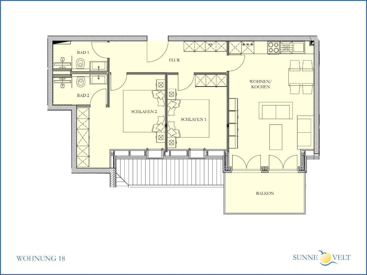 Sunnevelt-Apartment-18 Ostseebad Kühlungsborn 外观 照片